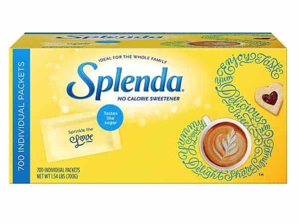 Box of Splenda.