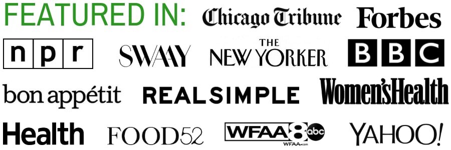 A close up of Press Featured by Headers.