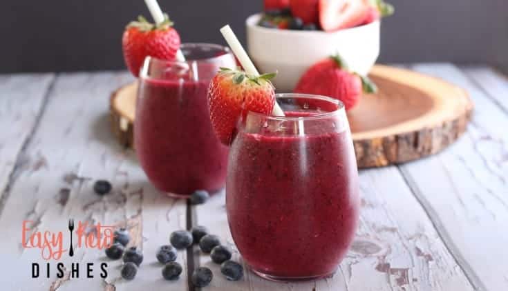Non Alcohol Berry Bellini-low carb, paleo, keto