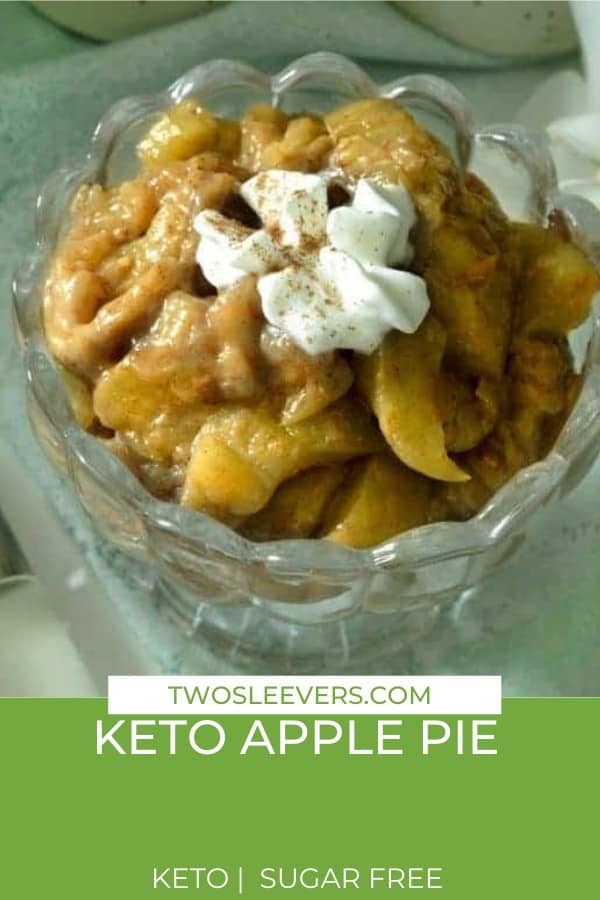 Keto Apple Pie Filling Crustless Apple Pie Healthy Apple Pie Recipe