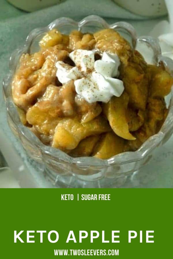 Keto Apple Pie Filling Crustless Apple Pie Healthy Apple Pie Recipe