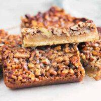 Maple Pecan Bars with Sea Salt