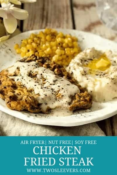 Air Fryer Chicken Fried Steak | Country Fried Steak Recipe