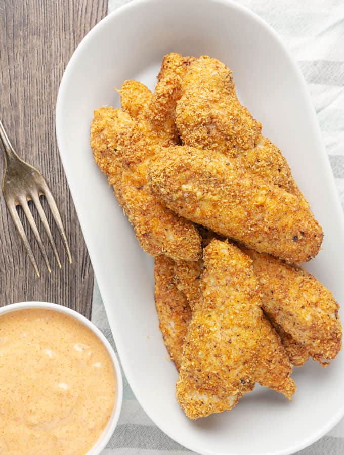 Keto Chicken Tenders Air Fryer Oven Instructions Air Fryer Chicken Tenders Twosleevers