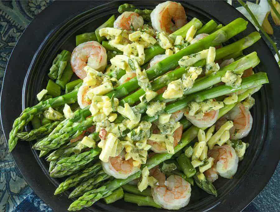Shrimp and Asparagus Gribiche