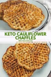 cauliflower chaffles