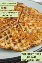 cauliflower chaffles