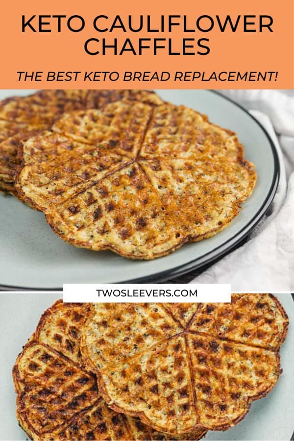 Cauliflower Chaffles - The BEST Keto Bread Replacement!