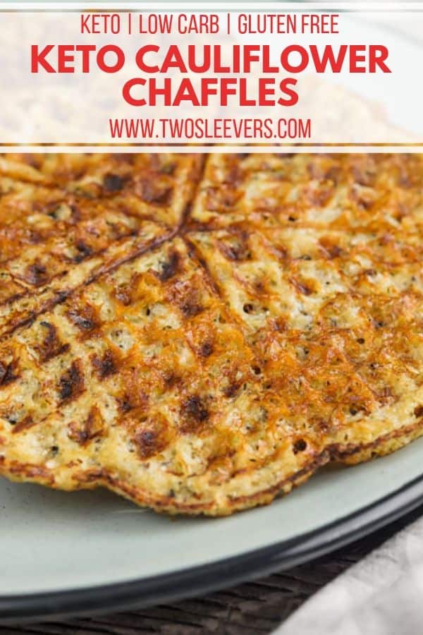 Cauliflower Chaffles - The BEST Keto Bread Replacement!