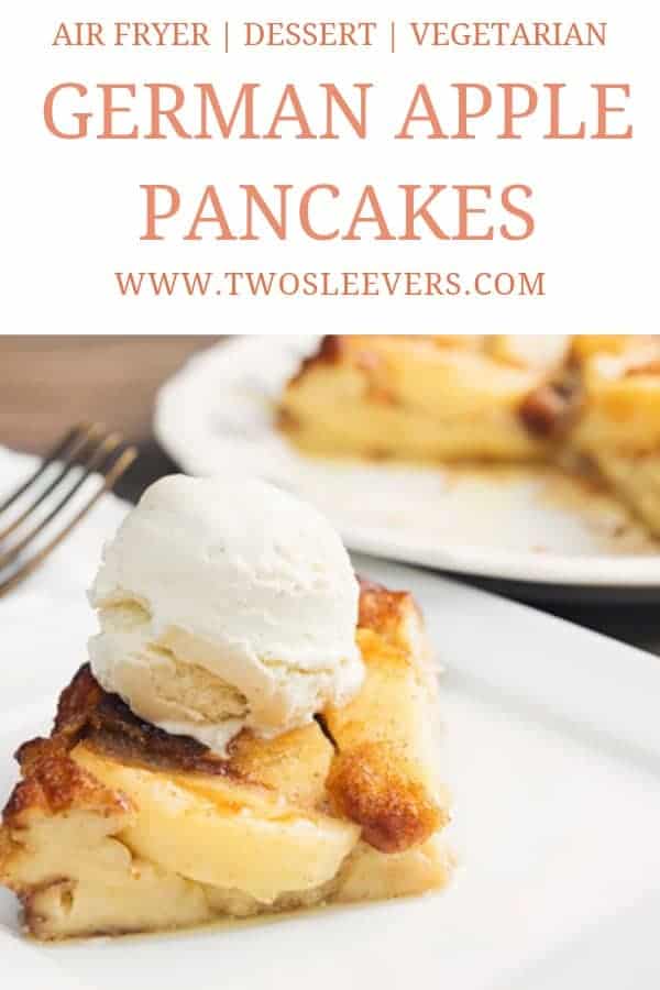 Air Fryer German Apple Pancakes + Video TwoSleevers
