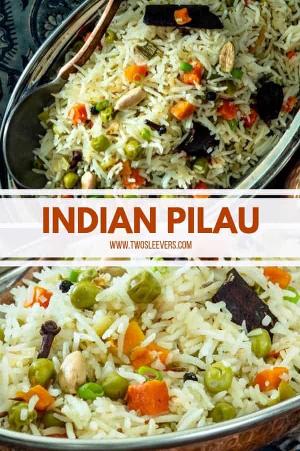 Instant Pot Indian Pilau Rice With Peas & Carrots Authentic Pilau In