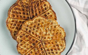 Cauliflower Chaffles - The BEST Keto Bread Replacement!