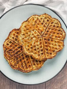 Cauliflower Chaffles - The BEST Keto Bread Replacement!