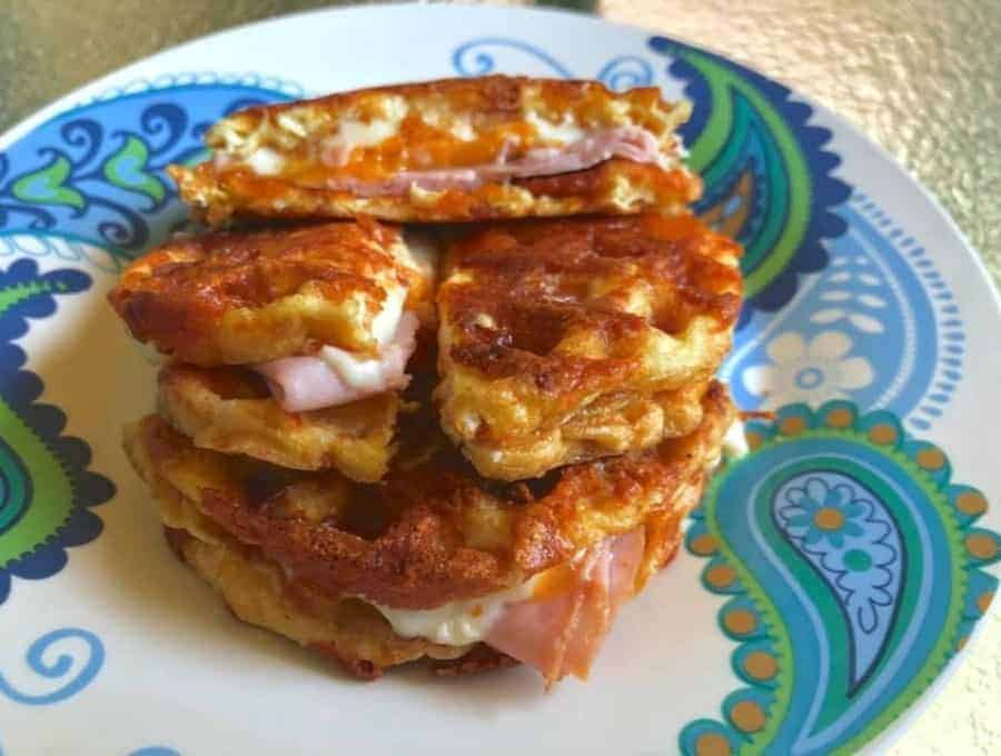 chaffle sandwich