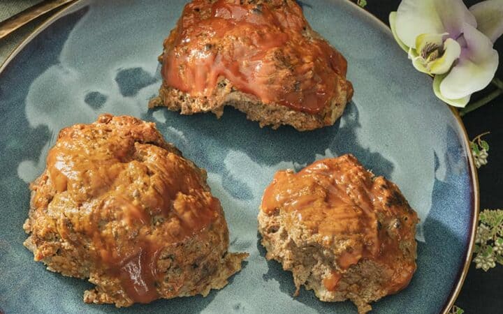 Keto Meatloaf Overhead Shot