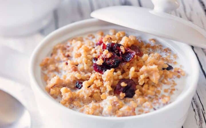 cranberry millet porridge