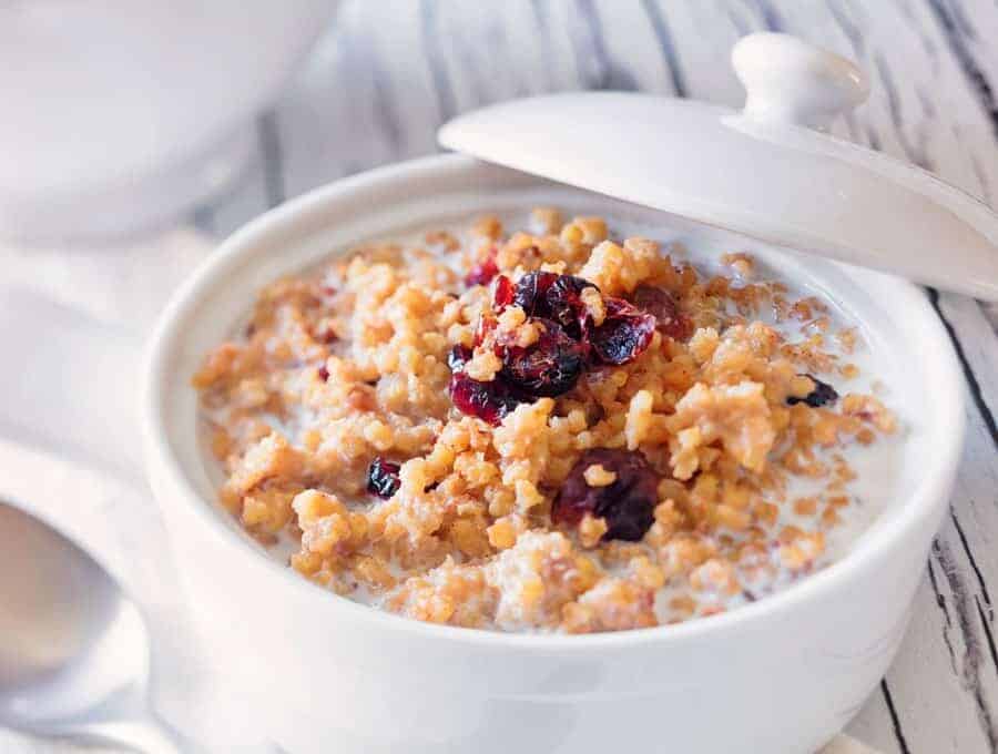 cranberry millet porridge
