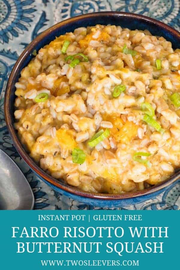 Farro Risotto With Butternut Squash Farro Instant Pot Recipe