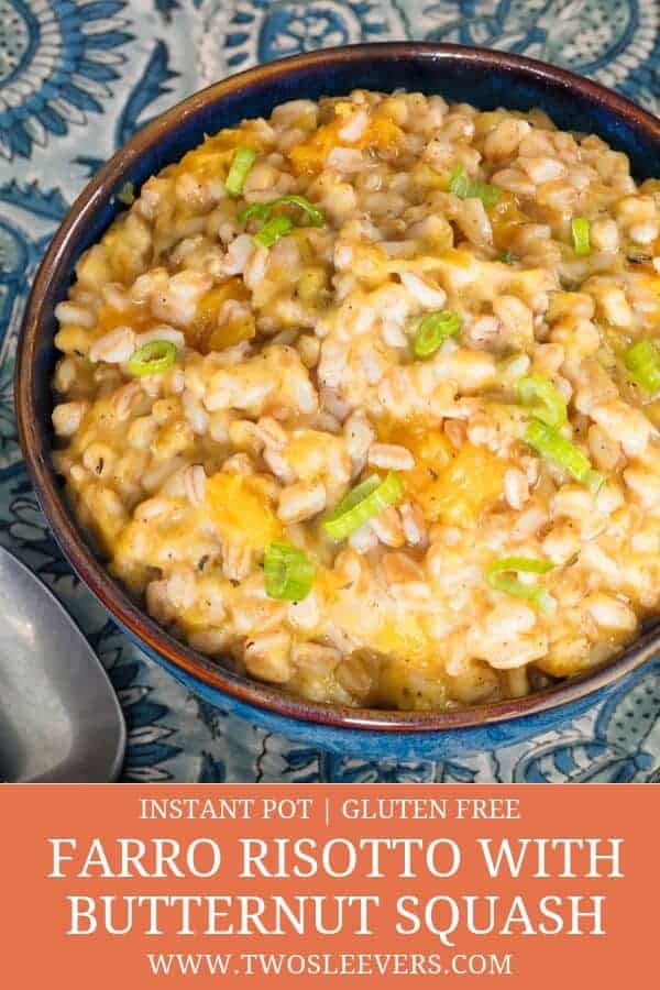 Farro Risotto With Butternut Squash Farro Instant Pot Recipe