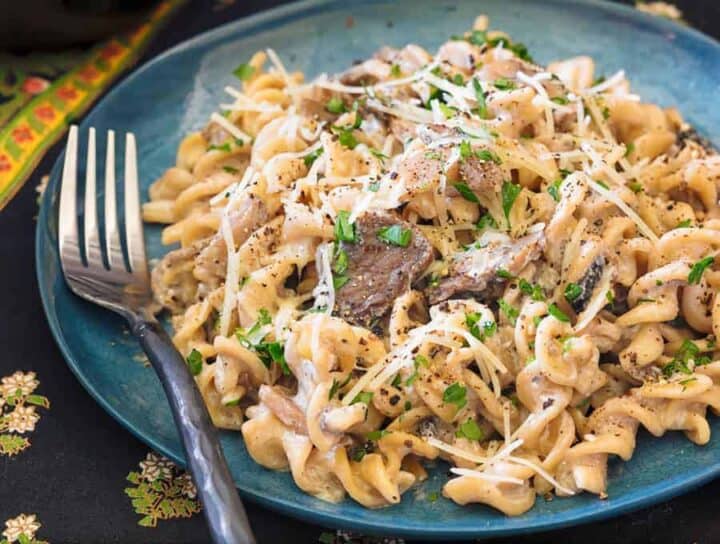 Instant Pot Mushroom Stroganoff | Comforting, Filling and Vegetarian ...