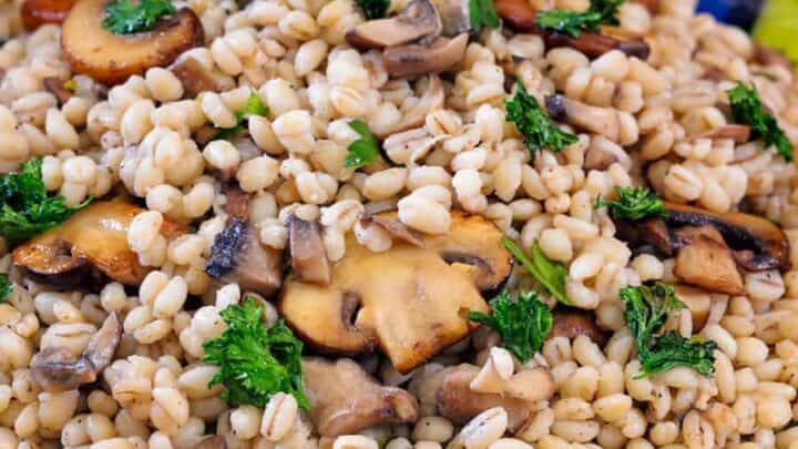 Barley Pilaf with Mushrooms