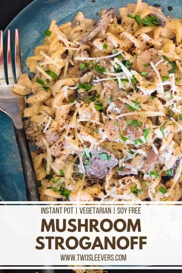 Instant Pot Mushroom Stroganoff | Comforting, Filling and Vegetarian ...