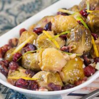 Cranberry Brussels Sprouts
