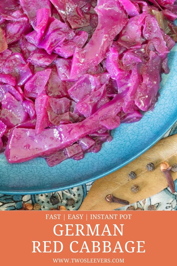 Instant Pot German Red Cabbage Instant Pot Vegetarian Recipe