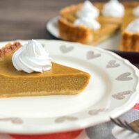 Low Carb Pumpkin Pie