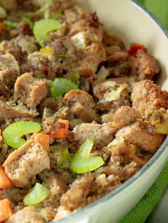 Keto Stuffing | Easy Low Carb Stuffing Recipe