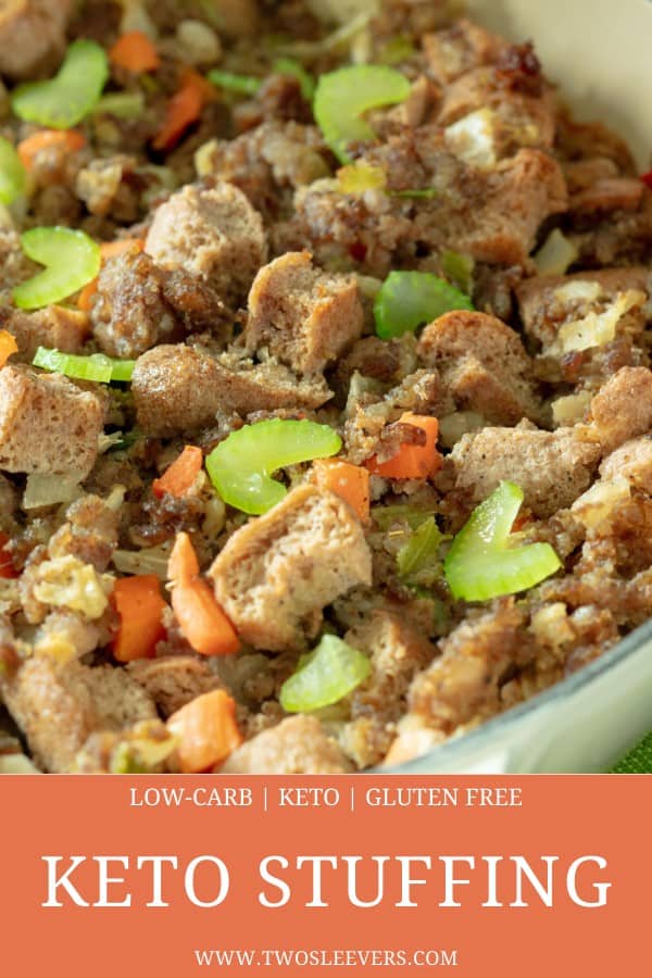 Keto Stuffing | Tasty, Low Carb and Gluten Free! | TwoSleevers