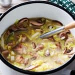 Pork Soup With Cabbage Wide