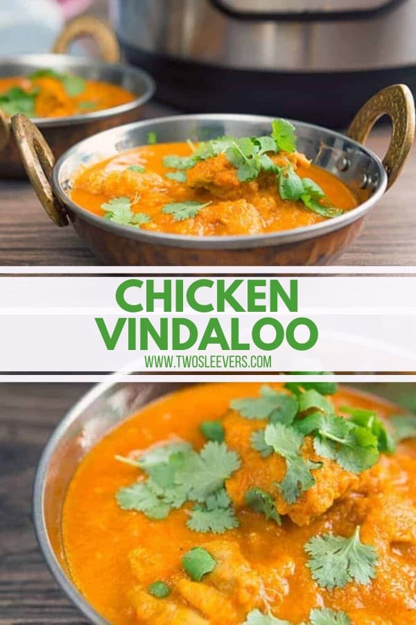 Chicken Vindaloo | Made Authentically In The Instant Pot! - TwoSleevers