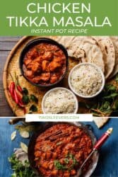 Instant Pot Chicken Tikka Masala Recipe | TwoSleevers