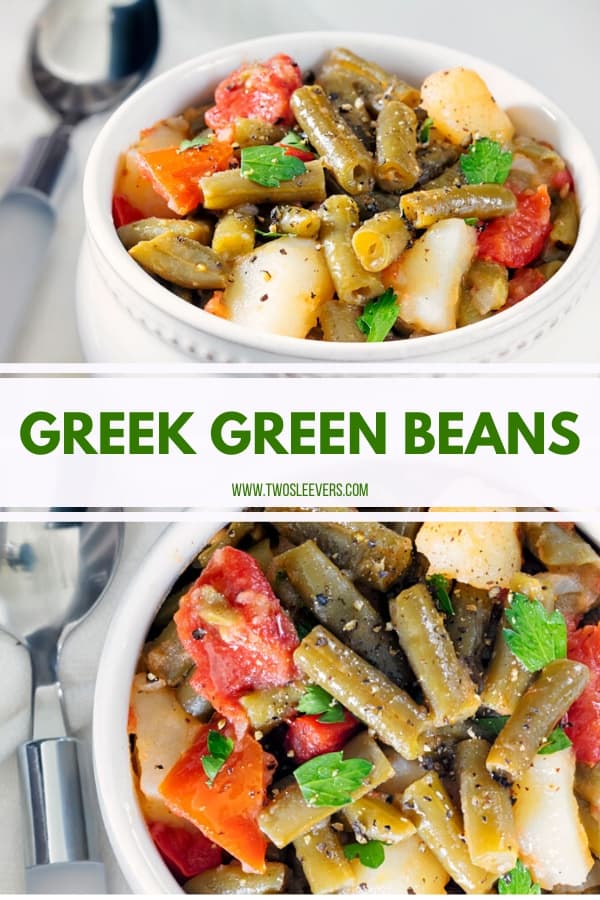 Greek Green Beans | The Easiest Fasolakia Recipe EVER | TwoSleevers