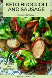 keto broccoli and sausage
