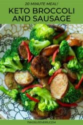 keto broccoli and sausage