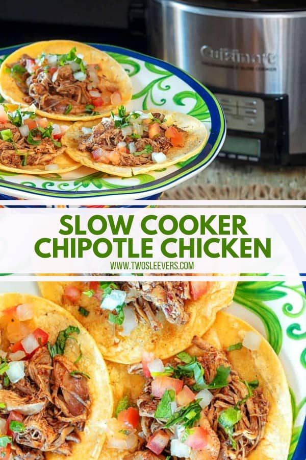 Slow Cooker Chipotle Chicken | Copycat Chipotle Chicken