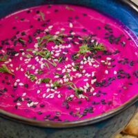 Borani Beet Dip Wide