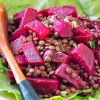 Beet Salad With Lentils