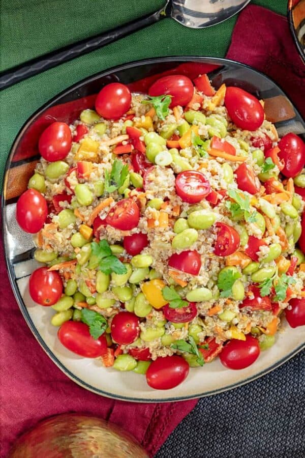 Edamame Salad With Quinoa Featured Image