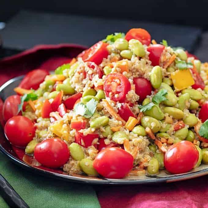 Edamame Salad With Quinoa Delicious, Nutritious And Easy To Make!