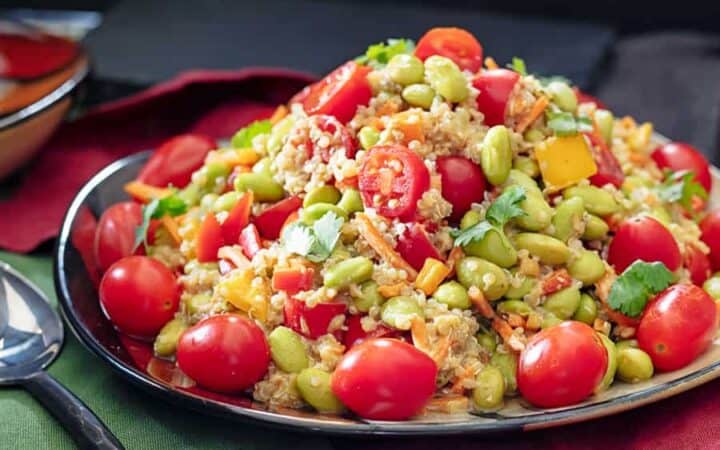 Edamame Salad With Quinoa Wide