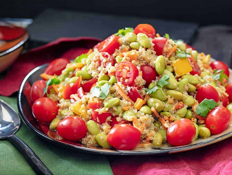 Edamame Salad With Quinoa Wide