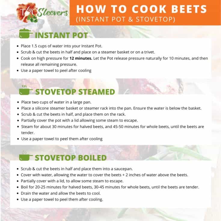 How To Cook Beets Perfectly Instant Pot Stovetop How to cook beets perfectly instant pot stovetop