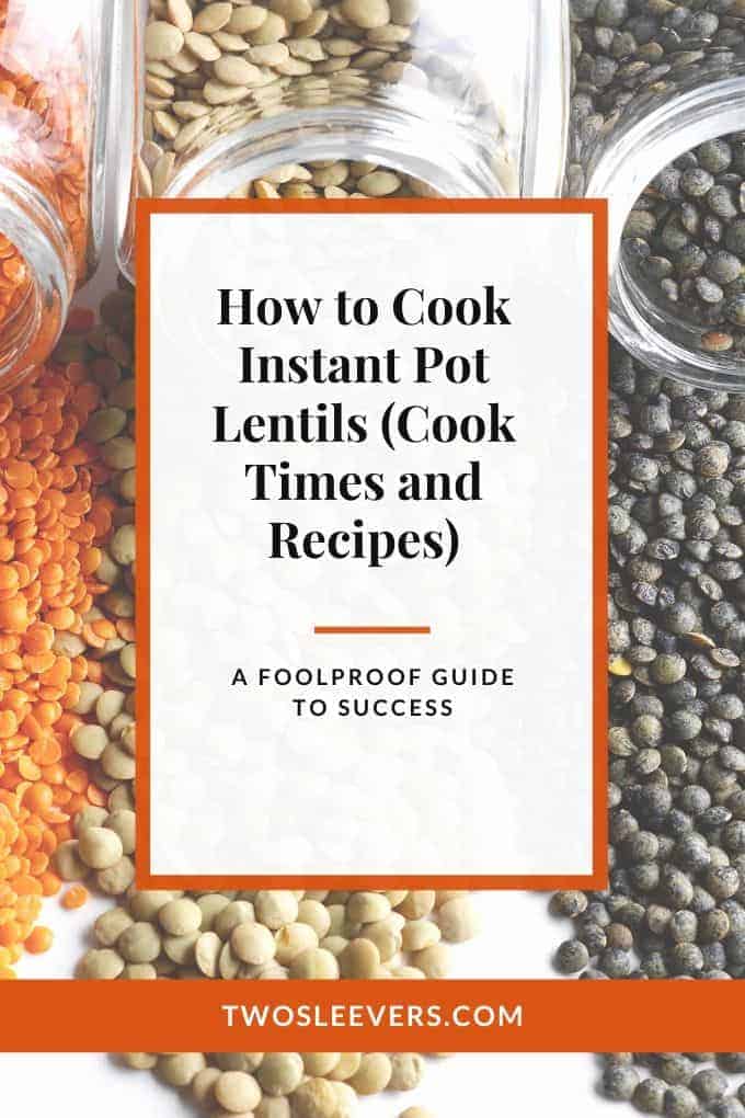 How To Cook Lentils Instant Pot Stovetop
