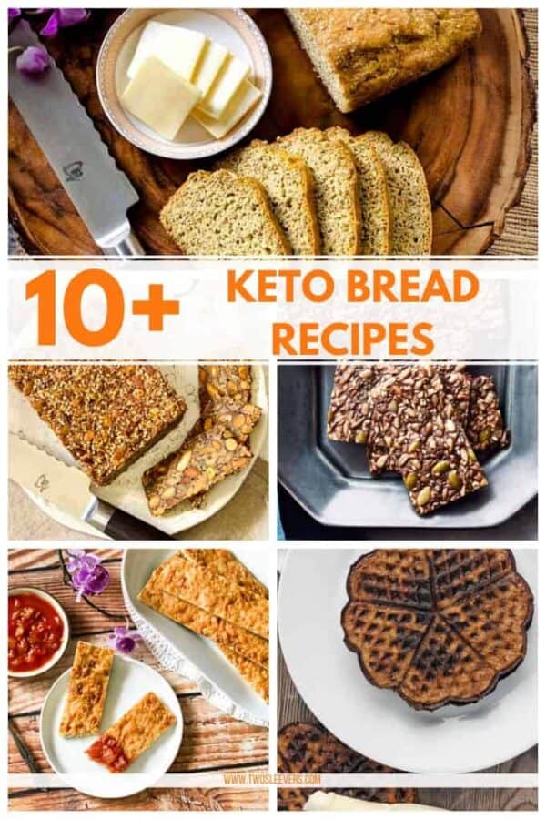 10+ Easy Keto Bread Recipes - TwoSleevers