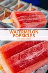 watermelon popsicles