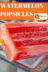 watermelon popsicles