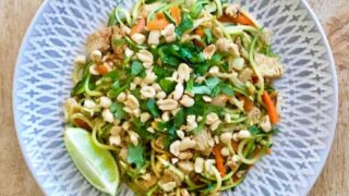 Image for 21 Day Fix Chicken Pad Thai Zoodles (Low Carb/Gluten Free/ Dairy Free)